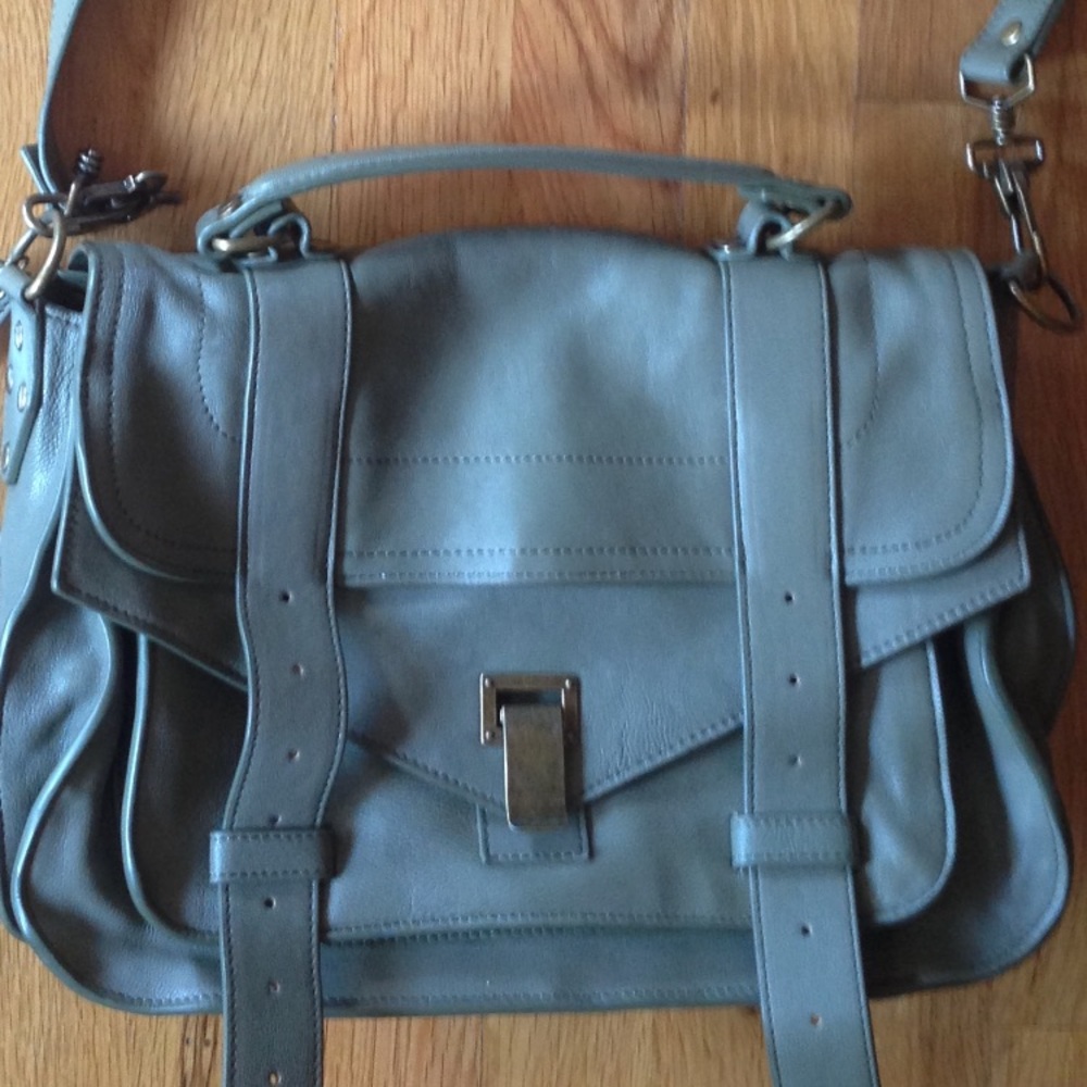 Proenza Schouler Medium PS 1 Bag, Army Green